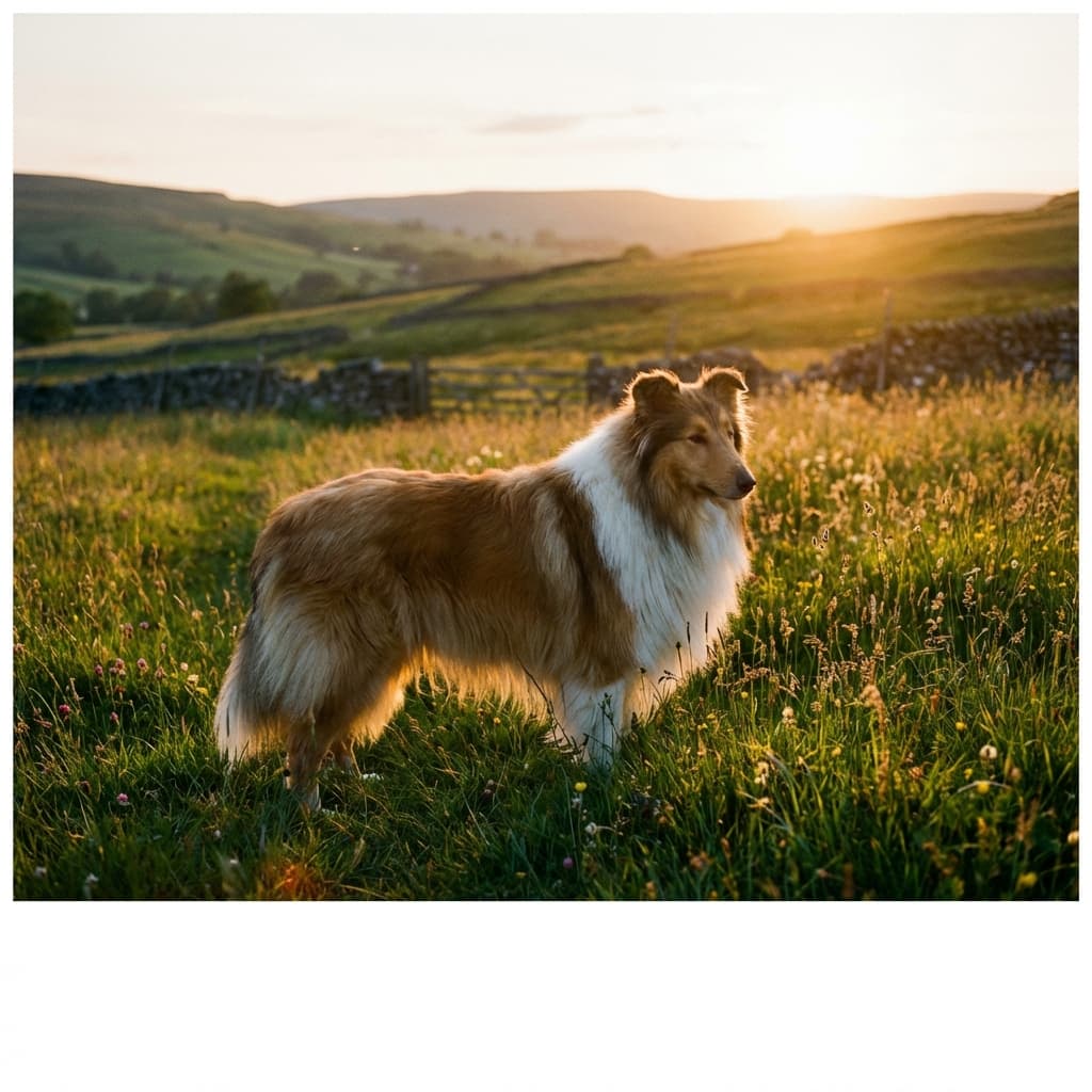 Majestic Rough Collie
